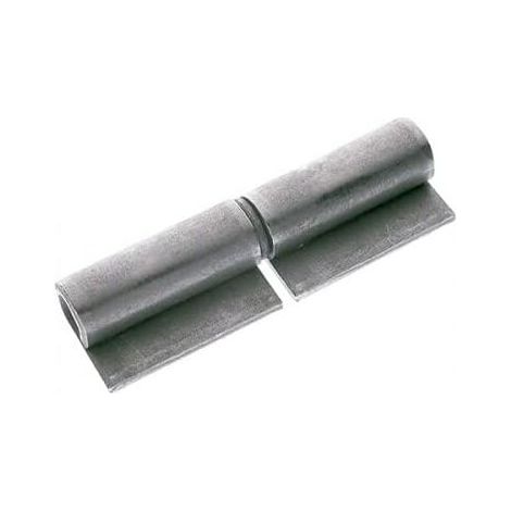 Bisagra de puerta de acero con bisagra para soldar de 2 alas, 14 x 80 mm. (1/3)