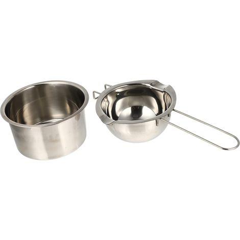 Pot Chauffe-cire pour Épilation Bol à Cire pour Fondre le Savon Récipient à Cire pour Chauffage et Mélange Eau (1/5)