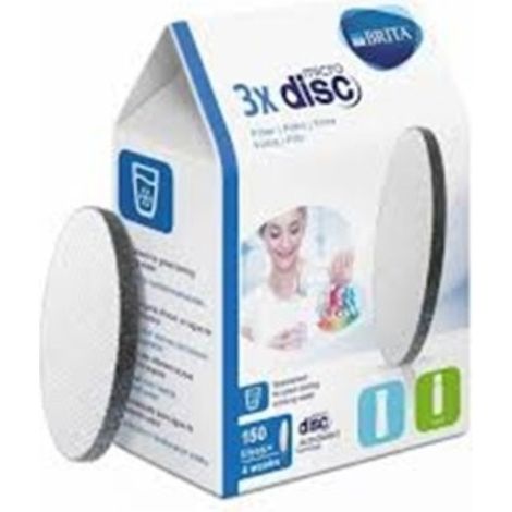 Filtro botella agua 3 recambios micro disc brita
