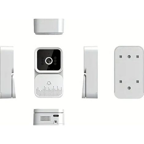 Sonnette video sans fil intelligente avec surveillance a distance interphone vocal application mobile pour securite et confort de la maison
