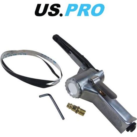 US PRO 10MM AIR BELT SANDER SANDING MACHINE FINGER FILE AIR TOOL 8317 (1/3)