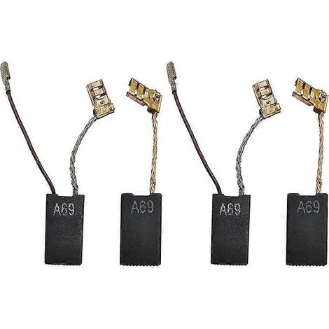 Lot de 4 balais de charbon pour GBH 7 DE, GBH 7-46 DE, GBH 7-45 DE, S20G, A69 (réf. 1617014135) (1/4)