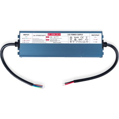 Netzteil 150W 24V 6.3A IP67 wasserdicht