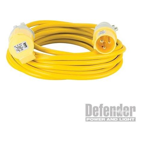Arctic Extension Lead Yellow 16A 2.5mm2 10m 110V E85123