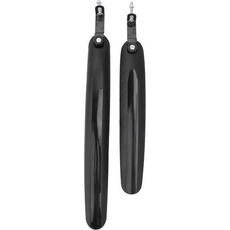 1 Paire de Garde-Boue VTT Vélo Route Avant Arrière Noir - Protection Anti-Projections (1/5)