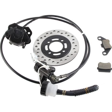 Kit de frein à disque avec plaquettes et rotor pour 50cc 110cc 125cc 150cc 200cc 250cc moto cross quad ATV go kart (1/5)