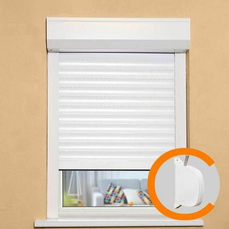 Rollladen france combi PVC weiß 120 x 120 cm manuell
