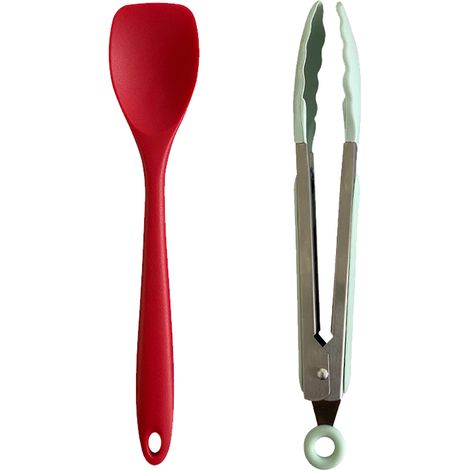 Mini Ustensiles De Cuisine En Silicone - Outils Antiadhésifs Pour Petites Portions Et Enfants - Lot De 2 Pièces (1/5)