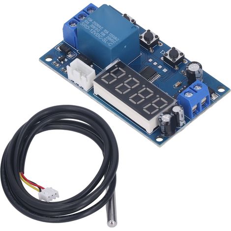 PWM-Treibermodul, 4-adrig, einfache Installation, breiter Spannungsbereich, Temperaturreglermodul 12V für PC-Lüfter (1/5)