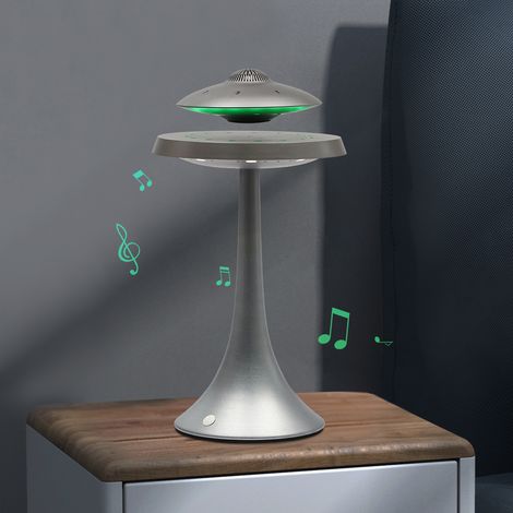 Enceinte Bluetooth UFO, enceinte magnétique flottante à LED RGB, système audio stéréo flottant de 5W (1/5)