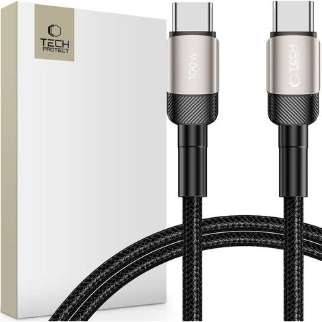Tech-Protect Ultraboost EVO Typ-C-Kabel PD100W/5A 100CM Titan (1/5)