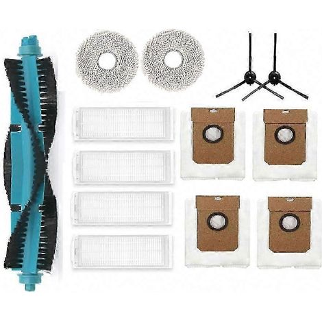 13 pièces d'accessoires pour balayeuse Cecotec Conga 11090 13090 : brosse principale, filtre et sacs à poussière. (1/5)