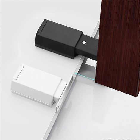 Quincaillerie robuste à ouverture par simple pression pour armoires, loquet et verrou magnétiques pour portes et placards de camping-cars (1/5)