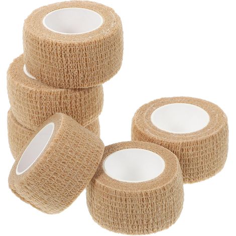 Lot de 6 rouleaux ruban adhésif antidérapant, en non-tissé et (1/5)