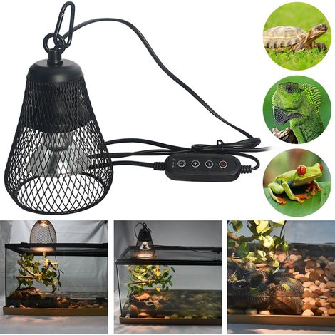 50W Reptile Pet Terrarium Brooder Heizlicht UVA UVB Dimmbar Wärmelampe für Eidechse Snake Schildkröte (1/5)