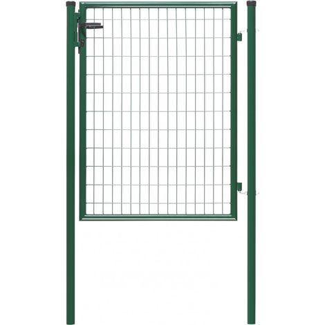 DIRICKX Portillon grillagé Eco l.105 x H.125 cm, vert (1/2)