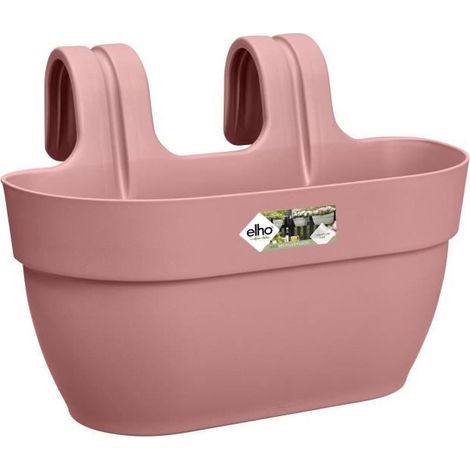elho Vibia Campana pot de fleurs suspendu rose poussière (1/4)
