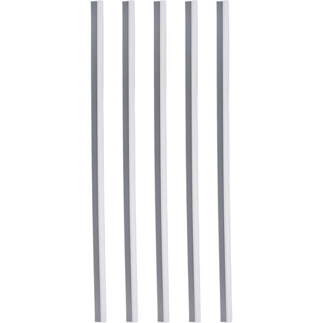 5 Mètres Bande d'Étanchéité Acoustique pour Porte, 5 Pièces, Imperméable, Isolation Phonique, Bande de Seuil de Porte, Gris Blanc, pour Maison Hôtel (1/5)