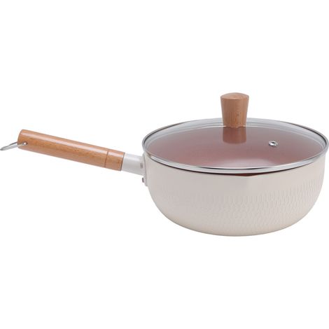 Pentola antiaderente di piccole dimensioni, versatile e resistente alle alte temperature, ideale per uso domestico, 22 cm / 8,66 pollici. (1/5)