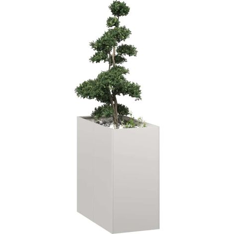 Jardinera 40x80x80 cm acero inoxidable vidaXL