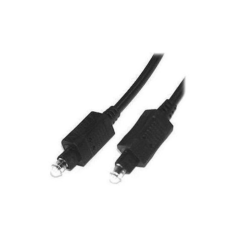 Câble optique - VSHOP - 1.80m - Toslink plaqué or - Connexion audio numérique - Compatible PS3 (1/4)