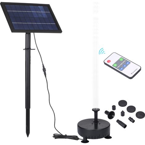 10V/8W Solarwasserpumpe mit verstellbarem Panel für Springbrunnen oder Teich (10V, 8W) (1/5)