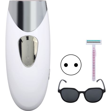 Épilateur à lumière pulsée 5 vitesses 360°, à point de congélation, pour femmes, 100‑240V avec prise UE. (1/5)