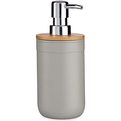 Seifenspender mit Bambusdeckel CLEAN, 350 ml (1/3)