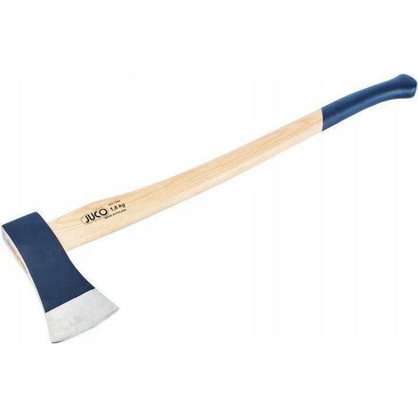 Hacha de Leñador Lux Canadiense 1,80kg, Juco, Herramienta de Alta Calidad para Cortar Madera y Trabajos de Jardinería.