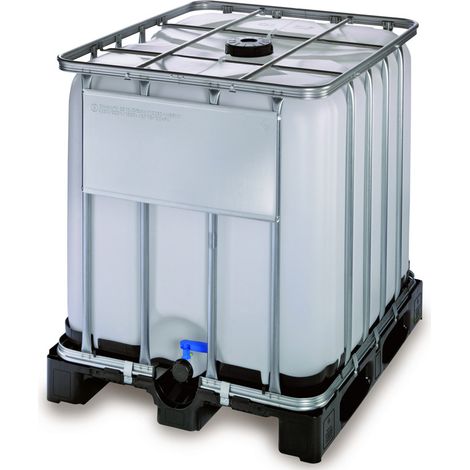 Contenedor IBC 1000 litros con palet de plastico de alta densidad