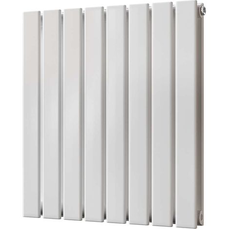 Typhoon - White Horizontal Radiator H600mm x W544mm Double Panel