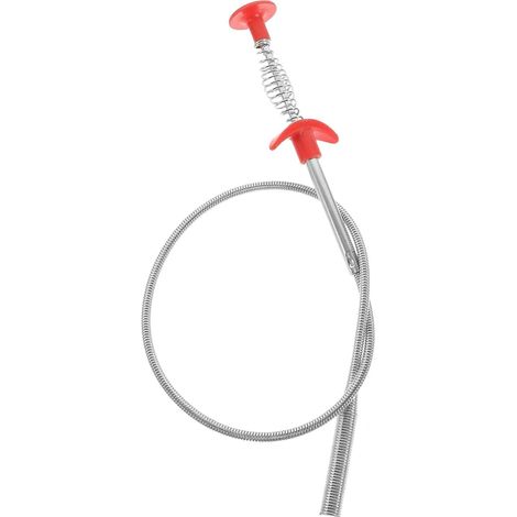 Furet Déboucheur Canalisation 60cm - Manche 4 Griffes Puissant - Pour Éviers, Tuyaux et Tubes - Flexible et Résistant - Outil Professionnel de Dégorgement (1/5)