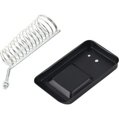 Support de fer à souder sécurité électrique, support à ressort, base en acier moulé, base en métal, en acier inoxydable, bricolage à domicile, te (1/5)