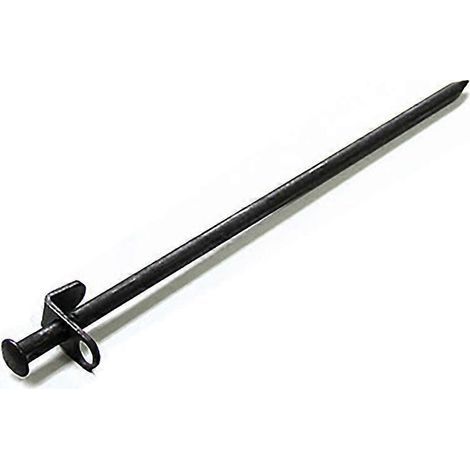 Piquets de tente en acier au carbone 2024Tent Nail, diamètre 10 mm, robustes, pour fixer tentes, auvents et bâches, longueur 30 cm