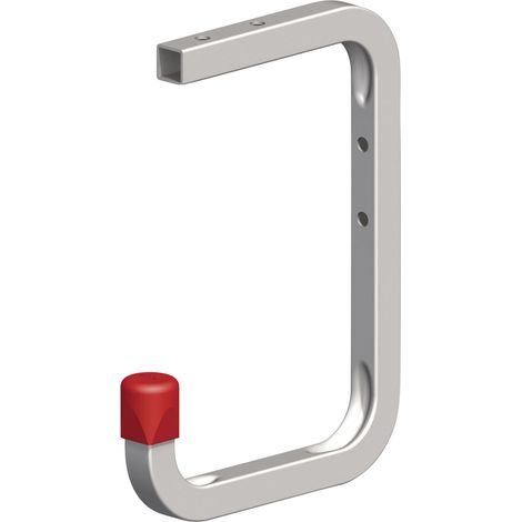 alfer Wand- u. Deckenhaken T 11,5 x H 16 x T 10 cm Stahl verzinkt rot Wandhaken (1/2)