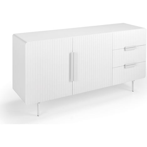 MOMMA HOME Aparador PALENCIA blanco mate 152 x 42 x 75H cm (1/4)