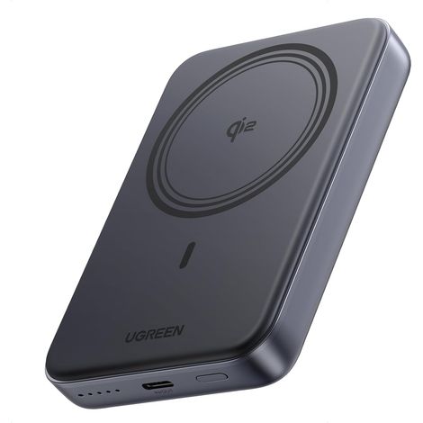 Qi2 15W Batterie Externe MagSafe 10000mAh Power Bank USB C 20W  Charge Magnétique sans Fil, 20W Charge Rapide, Chargeur Induction Compatible avec 17 16 15 14 13 12 Air Plus Pro Max (1/5)