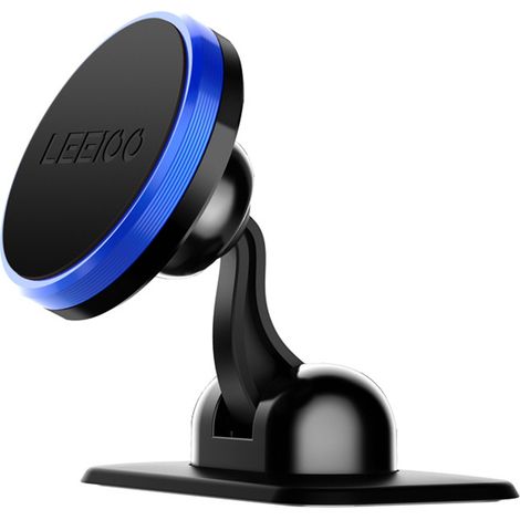 Support Téléphone Portable Magnétique - Base Adhésive pour Tableau de Bord - Orientation 360° - Compatible Tous Smartphones - 1 Pièce (1/5)