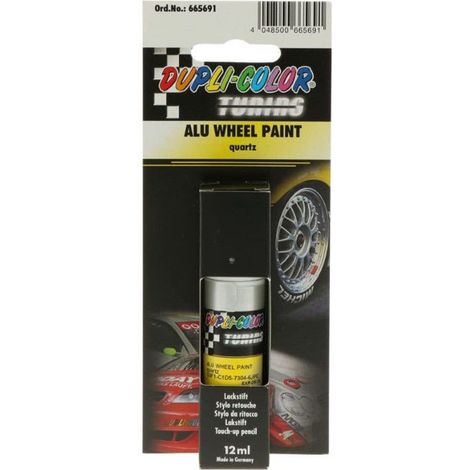 Stylo de retouche - Alu - Pour jantes - Mat - 12ml - Dupli-Color