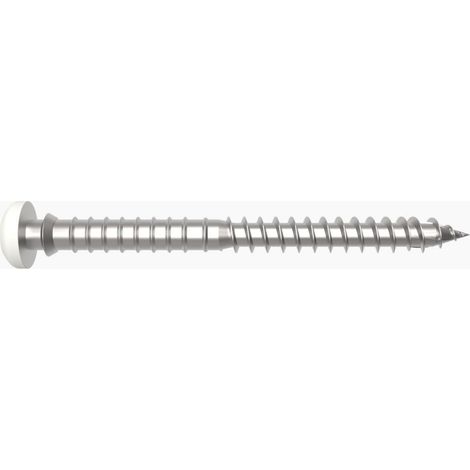 Vis à bois réglable T30 6X60mm – Acier au carbone – Boîte de 100 – Pour menuiserie bois et PVC