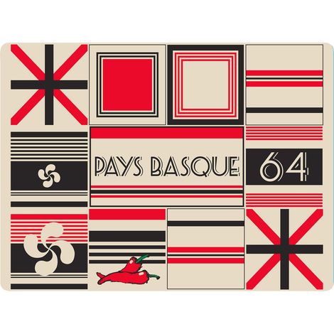Set Mosaïque Basque 40x30cm Kit Complet Pour Mosaïque Créative - Générique