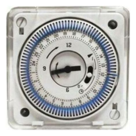 Horloge encastrable pour programmation d'appareils de piscine – Tension 230V – Alimentation électrique secteur – Mode de pose encastré (1/3)