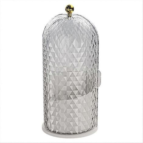 Boîte de rangement cosmétique anti-poussière pour pinceaux de maquillage, idéale pour une coiffeuse ou un plan de travail de salle de bain. (1/5)