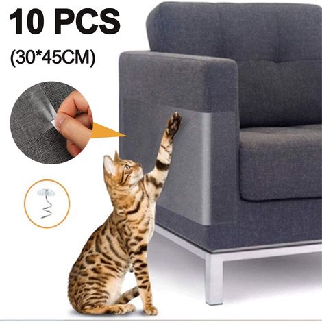 Self-adhesive anti-scratch pads for furniture, protecting sofas from cats and dogs
