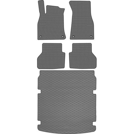 Audi A6 C8 Avant / Kombi desde 09.2018 SET - Alfombrillas de goma para coche + alfombrilla para maletero