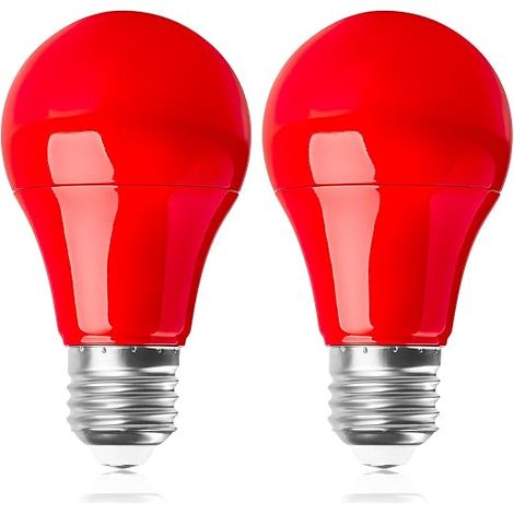 Ampoules LED Rouge E27, Ampoule De Couleur Pour Décoration De Noël (1/5)