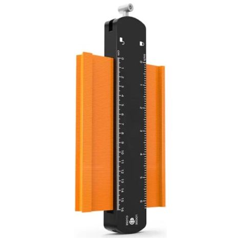 Outil de profil de duplicateur de jauge de Contour élargi de 6 pouces avec bord en alliage de verrouillage (1/5)