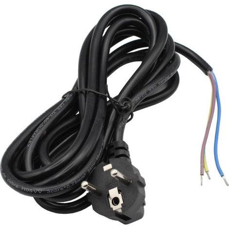 CABLE CONEXION C/TOMA SHUCKO SIMPLE DURAFLEX BLISTER 1 (1/2)