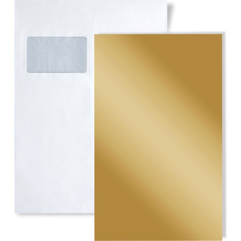 1 MUSTERSTÜCK S-10139 WallFace DECO BRASS Deco Collection Wandverkleidung MUSTER in ca. DIN A5 Größe