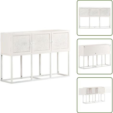 Aparador de mango - vidaXL Aparador de madera maciza de mango 115x30x76 cm - Aparador de madera tropical